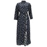 PRINTED SILK "LEVER" DRESS
