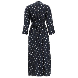 PRINTED SILK "LEVER" DRESS