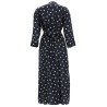 PRINTED SILK "LEVER" DRESS