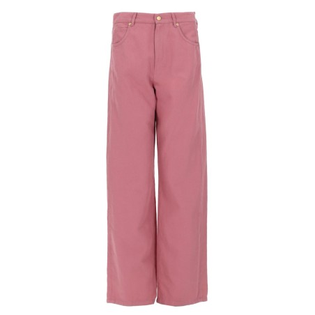 PANTALONE CINQUE TASCHE IN COTONE E LINO