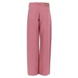 PANTALONE CINQUE TASCHE IN COTONE E LINO