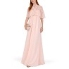 SILK CAPE WITH BOW