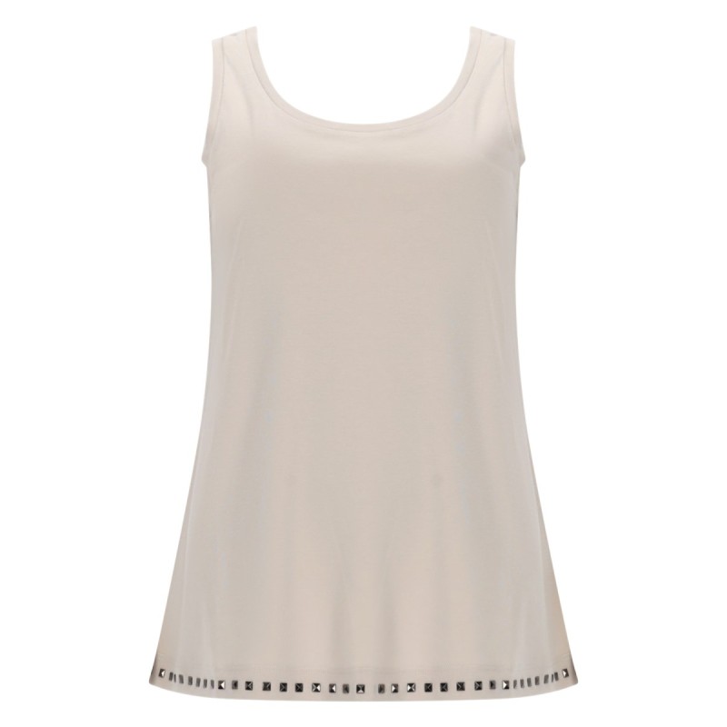 SLEEVELESS COTTON TOP