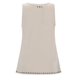 SLEEVELESS COTTON TOP