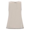 SLEEVELESS COTTON TOP