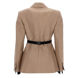 LINEN "SLING" DOUBLE-BREASTED BLAZER