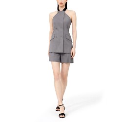 SLEEVELESS WOOL TOP