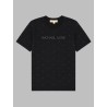 T-SHIRT CON LOGO E STRASS