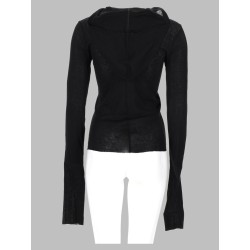 T-SHIRT "CROPPED HOODED RIB LS T"