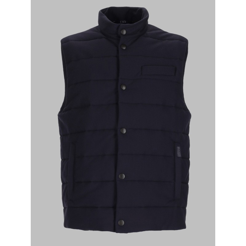 GILET IN JERSEY TECNICO TRAPUNTATO