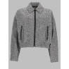 GIACCA BOMBER IN COTONE CON ZIP