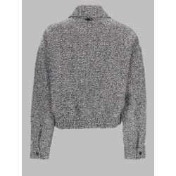 GIACCA BOMBER IN COTONE CON ZIP