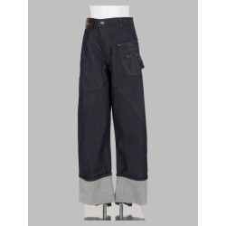 jeans twisted turn-up workwear