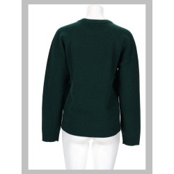 maglia con logo ricamato