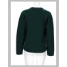 maglia con logo ricamato