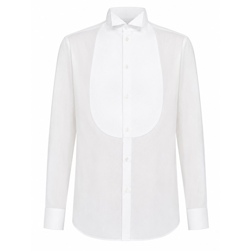 CAMICIA SMOKING IN COTONE
