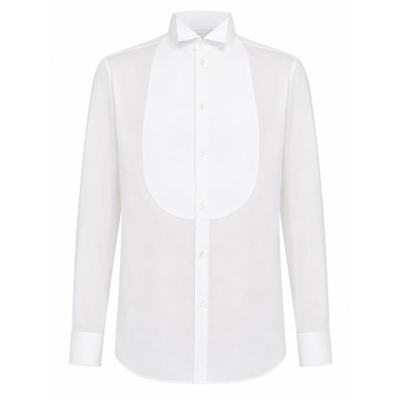 CAMICIA SMOKING IN COTONE