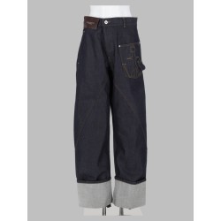 jeans twisted turn-up workwear