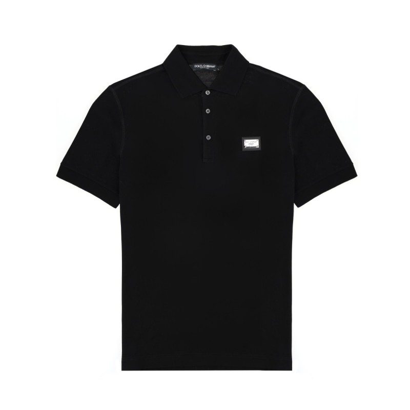 POLO CON PATCH LOGO