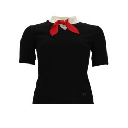 MAGLIA IN LANA CON FIOCCO