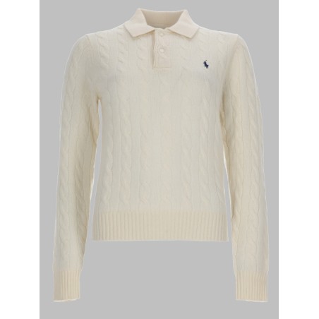 POLO IN MAGLIA CON LOGO