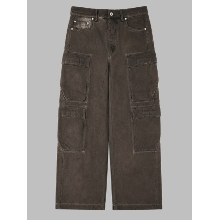 JEANS CARGO IN DENIM DI COTONE