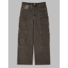 JEANS CARGO IN DENIM DI COTONE