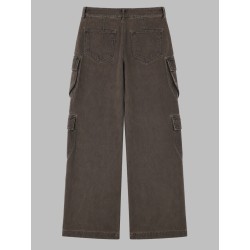 JEANS CARGO IN DENIM DI COTONE