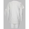 t-shirt con manica annodata