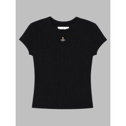 T-SHIRT CROPPED CON LOGO