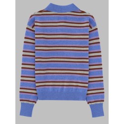 POLO "COLLEGIATE" IN MAGLIA DI CASHMERE