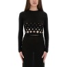 CROPPED TOP WITH EYELETS
