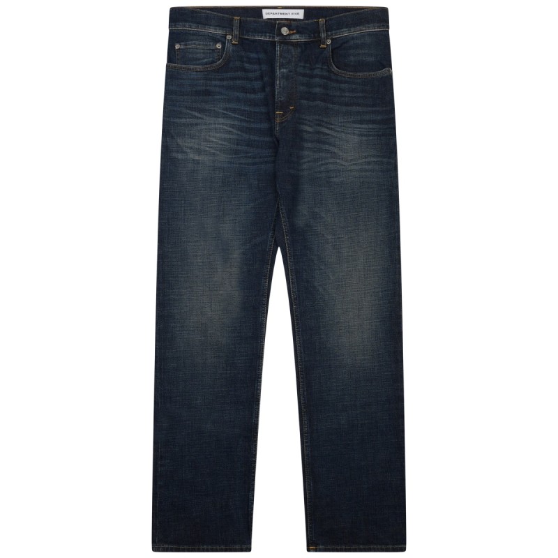 JEANS WITH LOGO PATCH