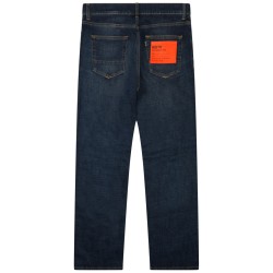 JEANS WITH LOGO PATCH