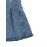 'Flared Denim' top