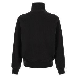 Cotton sweatshirt with half zip