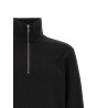 Cotton sweatshirt with half zip