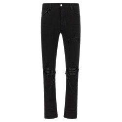 'MX1' jeans with distressed details