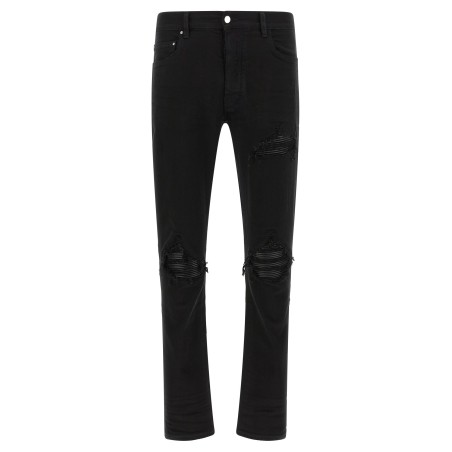 'MX1' jeans with distressed details