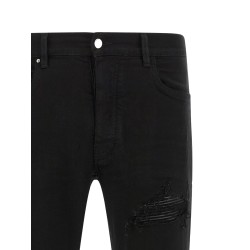 'MX1' jeans with distressed details