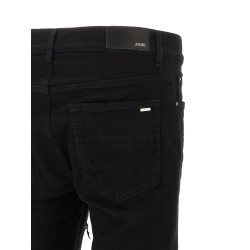 'MX1' jeans with distressed details