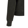 Buttoned turtleneck sweatshirt