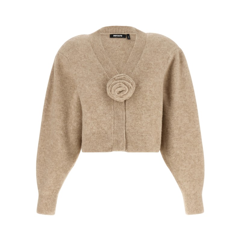 3D Flower Knit Cardigan