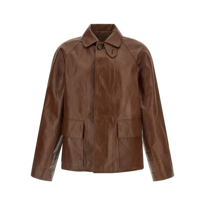 Vintage leather blouson