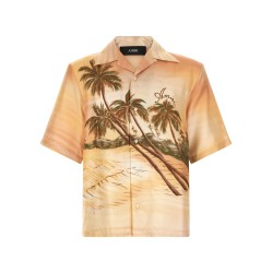 'Palms SE Camp' bowling shirt