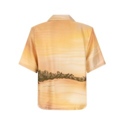 'Palms SE Camp' bowling shirt