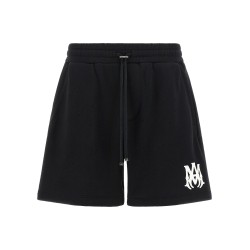 'Ma Core' print sweatshirt shorts