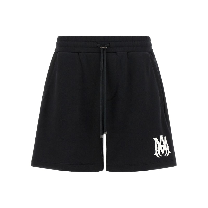 'Ma Core' print sweatshirt shorts