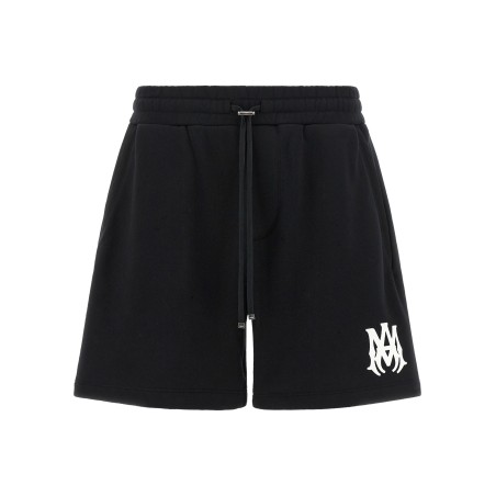 'Ma Core' print sweatshirt shorts