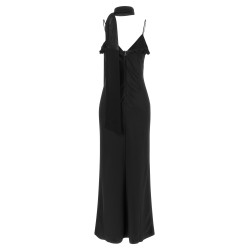 Slip dress with scarf
